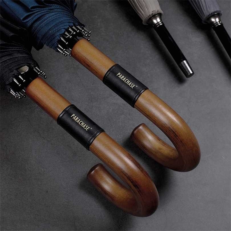 Parachase 16K Long Umbrella Men Business Japanese Strong Big Rain Women Guarda Chuva Large Golf s Windproof 211025
Parachase 16K Long Umbrella Men Business Japanese Strong Big Rain Women Guarda Chuva Large Golf s Windproof 211025