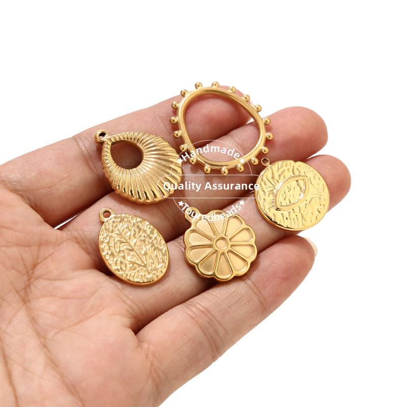 Charms 5pcs Stainless Steel Gold Heart Circle Pendants For Diy Necklace Jewelry Makings Accessories Solid Medal, Bronze;silver
Charms 5pcs Stainless Steel Gold Heart Circle Pendants For Diy Necklace Jewelry Makings Accessories Solid Medal, Bronze;silver