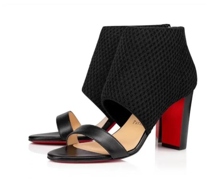 Summer women Sandal boot red bottom high heel Georgette mesh knit leather open toe sandals heeled pumps
Summer women Sandal boot red bottom high heel Georgette mesh knit leather open toe sandals heeled pumps