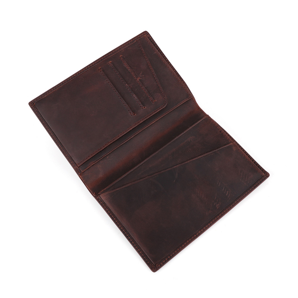 Travel Card Wallet Genuine Crazy Horse Leather Passport Cover Vintage Men Solid Credit ID Card Case Holder Business, Coffee
Travel Card Wallet Genuine Crazy Horse Leather Passport Cover Vintage Men Solid Credit ID Card Case Holder Business, Coffee