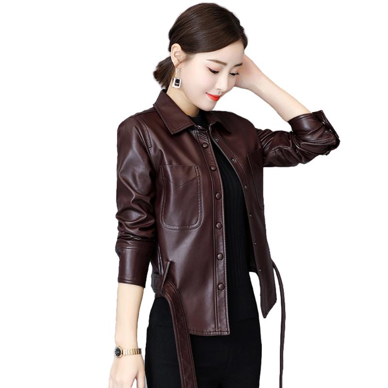 Women's Leather & Faux Eastokes Autumn/Winter High Quality Coats Fashion Short Jackets Multiple Colour Single-breasted With Belt, Black
Women's Leather & Faux Eastokes Autumn/Winter High Quality Coats Fashion Short Jackets Multiple Colour Single-breasted With Belt, Black