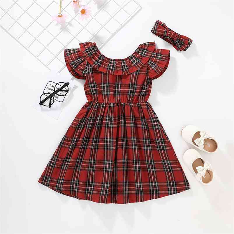 Summer Girls Dress Short Sleeve O Neck Red Bow Plaid Hair Band es Cute Vestidos 1-6T 210629
Summer Girls Dress Short Sleeve O Neck Red Bow Plaid Hair Band es Cute Vestidos 1-6T 210629