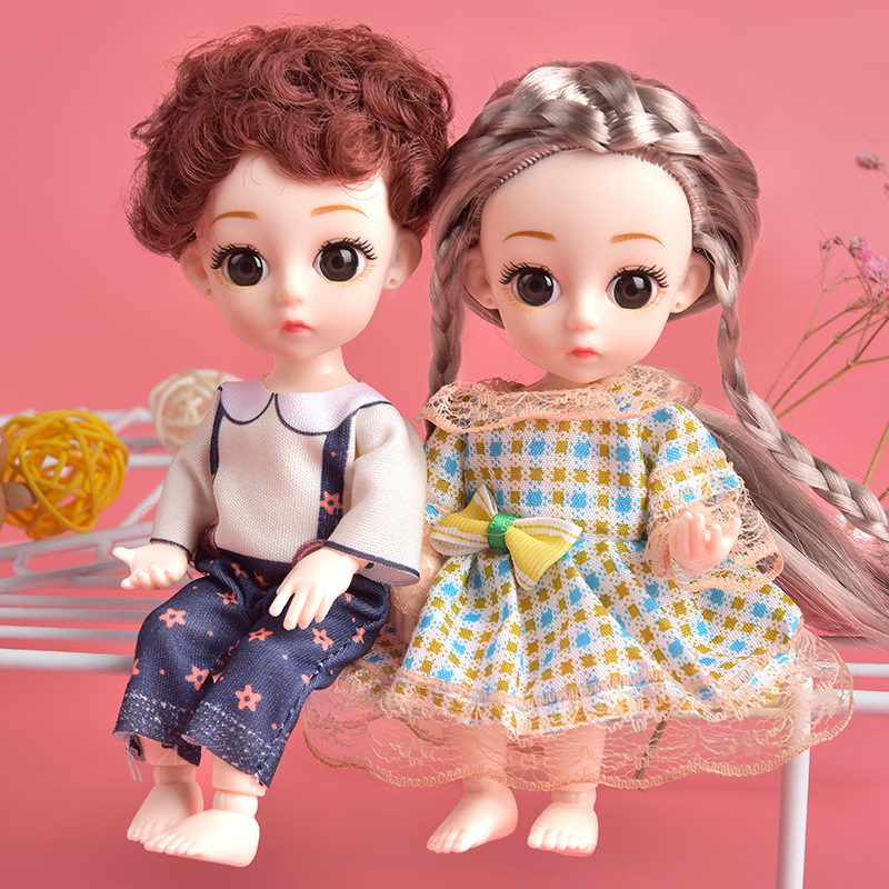 16 Cm Fashion Cute Doll Toys For Girls Make-up 3D Big Eyes Long Hair Beautiful Princess Dolls Plastic DIY KidsToy
16 Cm Fashion Cute Doll Toys For Girls Make-up 3D Big Eyes Long Hair Beautiful Princess Dolls Plastic DIY KidsToy