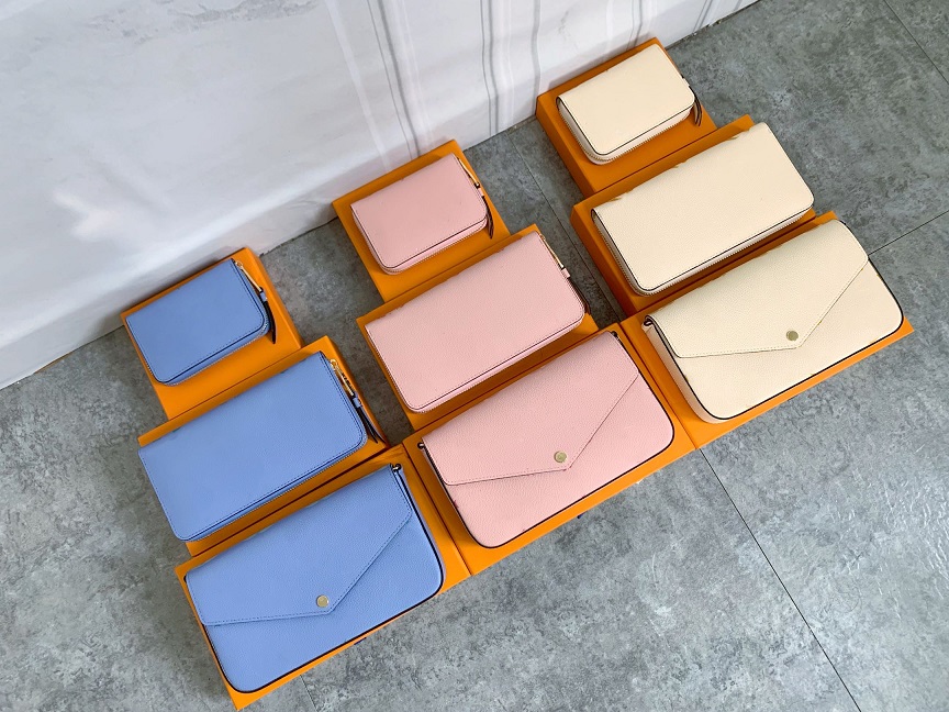 Original Box POCHETTE FELICIE Women Vintage Shoulder Bag Handbag M61276 Hobo 3pcs/set Clutch Wallet Luxury Designer Crossbody Bags Removable Chain Coin Purse Tote, Embossing pink size:11*8.5*2cm#m80408
Original Box POCHETTE FELICIE Women Vintage Shoulder Bag Handbag M61276 Hobo 3pcs/set Clutch Wallet Luxury Designer Crossbody Bags Removable Chain Coin Purse Tote, Embossing pink size:11*8.5*2cm#m80408