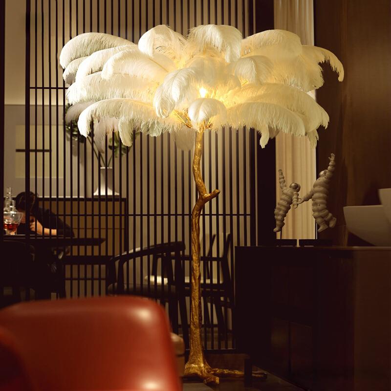 Ostrich Feather Floor Lamp Copper/Resin Tree Branch Luxury Lighting For Living Room Bedroom Decorative Lamps
Ostrich Feather Floor Lamp Copper/Resin Tree Branch Luxury Lighting For Living Room Bedroom Decorative Lamps