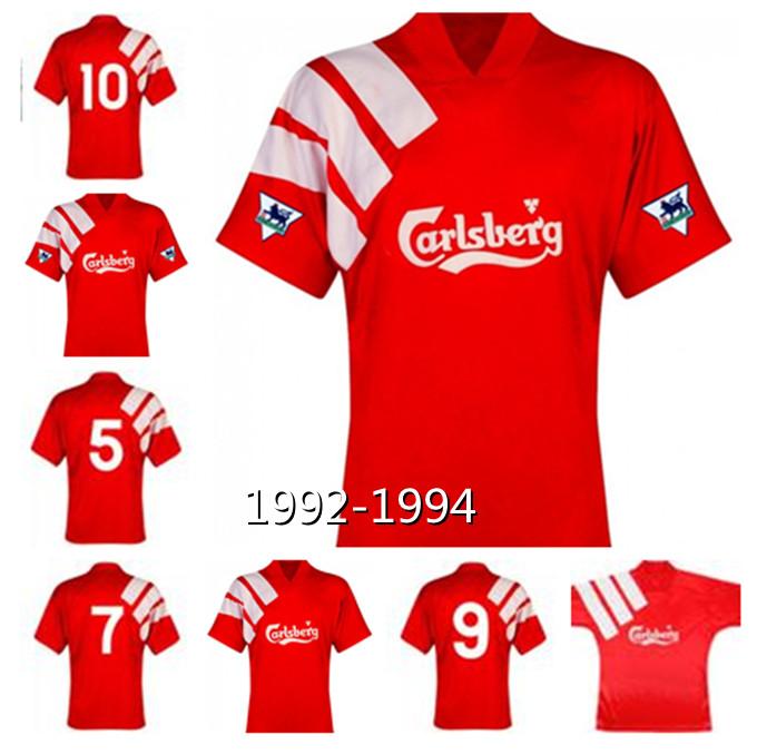 Nostalgia Barnes Rush Molby Redknapp Mark Wright Fowler Stewart retro soccer jersey 92 93 Nicol McManaman classic football shirt 1992 1993