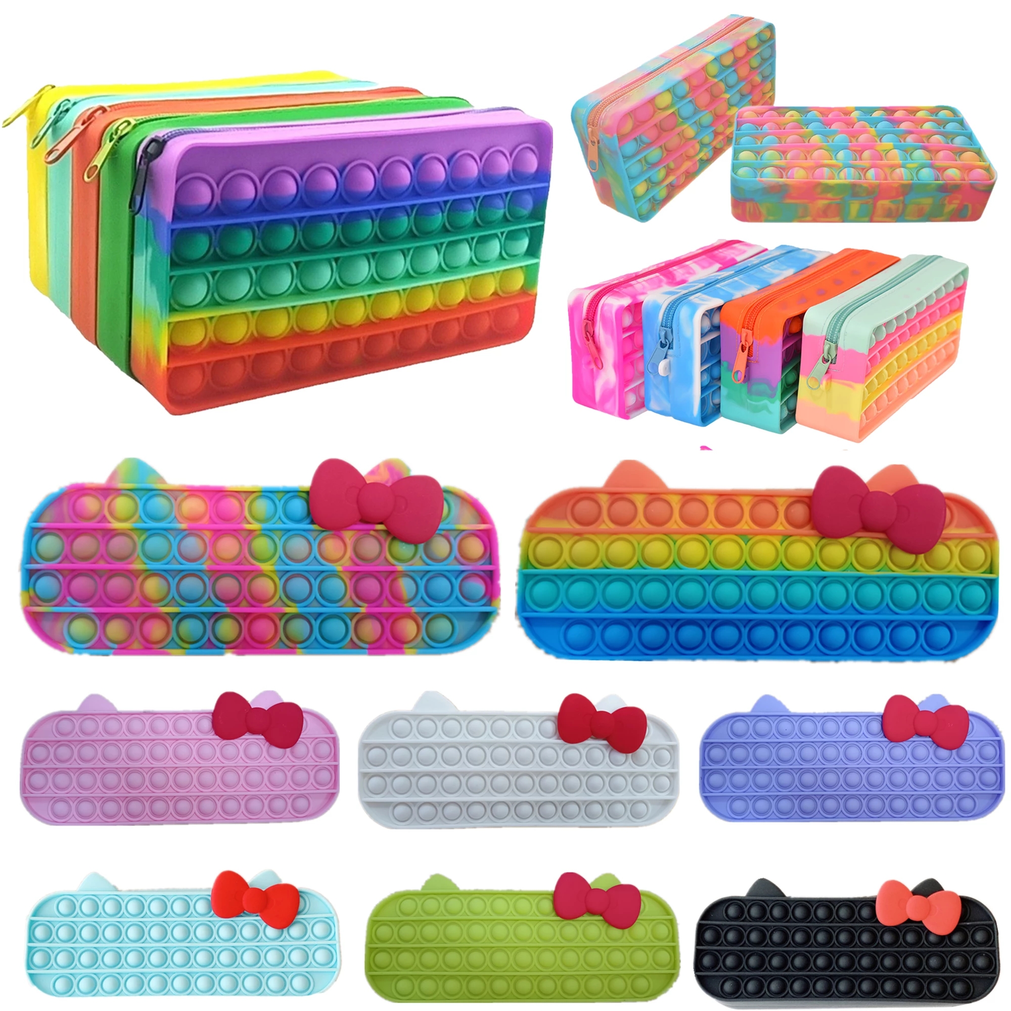Purse Push Bubble Fidget Toys Pencil Case Adult Squishy Stress Relief Squeeze Toy Anti-stress Novelty Kids Gifts
Purse Push Bubble Fidget Toys Pencil Case Adult Squishy Stress Relief Squeeze Toy Anti-stress Novelty Kids Gifts