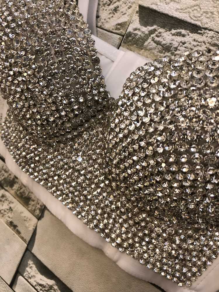 Gaga Bustier Pearls Push Up Night Club Bralette Womens Bra Cropped Top Corset Tube Crop Tops Brasier Sin Tirantes C662 210527