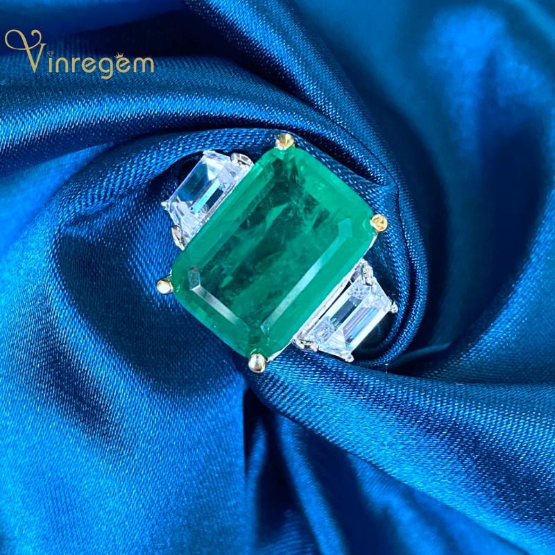 Cluster Rings Vinregem Vintage 100% 925 Sterling Silver Emerald Gemstone Diamonds Wedding Engagement Fine Jewelry Wholesale Drop, Golden;silver
Cluster Rings Vinregem Vintage 100% 925 Sterling Silver Emerald Gemstone Diamonds Wedding Engagement Fine Jewelry Wholesale Drop, Golden;silver
