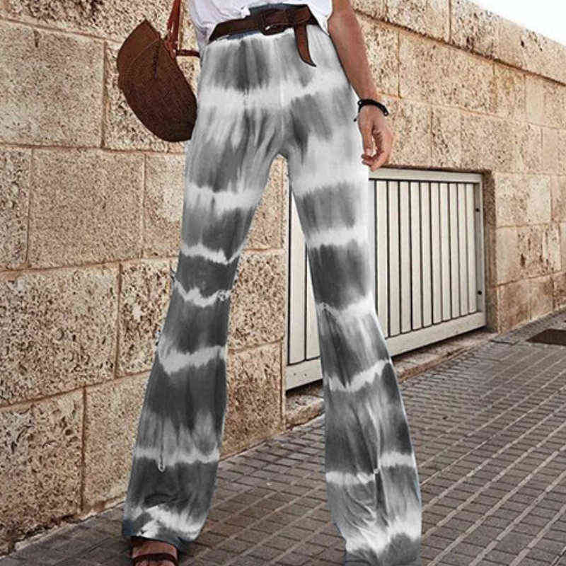 Sweetown Brown Leopard Y2K Joggers Women High Waist Flare Pants Double Layer Mesh E Girl Aesthetic Trousers Female Sweatpants 211115