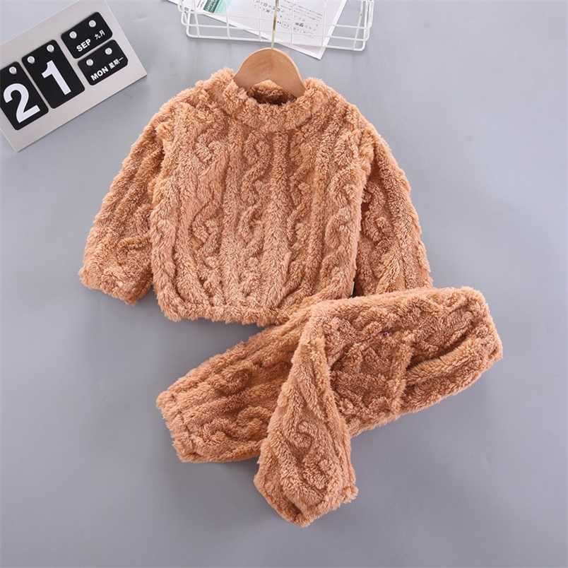 Autumn Winter Children Fleece Pajamas Warm Flannel Sleepwear Girls Boys Solid Kids Pijamas Homewear Pyjama Nightwear 1-4 Years 211109, Gray
Autumn Winter Children Fleece Pajamas Warm Flannel Sleepwear Girls Boys Solid Kids Pijamas Homewear Pyjama Nightwear 1-4 Years 211109, Gray
