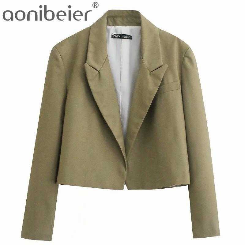 Cropped Blazer Casual Office Lady Coat Women Loose Fitting Notched Collar Long Sleeve Female Outerwear Short Jackets 210604, Shorts
Cropped Blazer Casual Office Lady Coat Women Loose Fitting Notched Collar Long Sleeve Female Outerwear Short Jackets 210604, Shorts