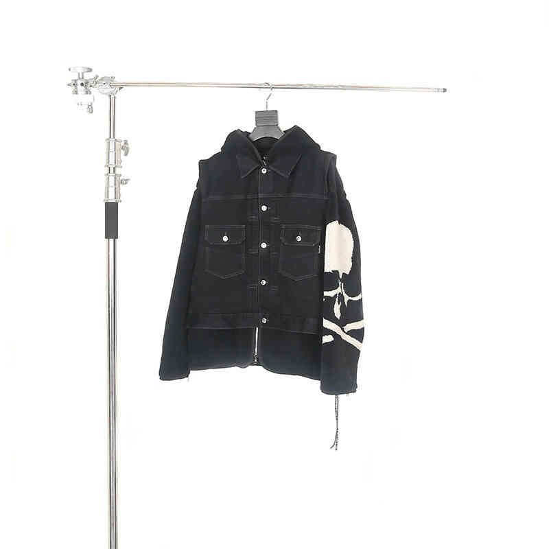 Mastermind Japan High Street Skull Mmj Fake Two Denim Fleece Detachable Jacket, Black;brown
Mastermind Japan High Street Skull Mmj Fake Two Denim Fleece Detachable Jacket, Black;brown