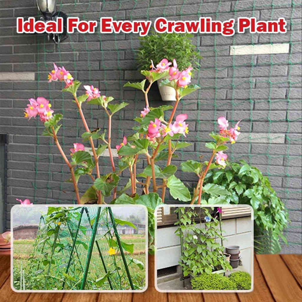 Vegetable fruit flower vine climbing plants net garden cucumber chess garden network, plant trellis garden tool