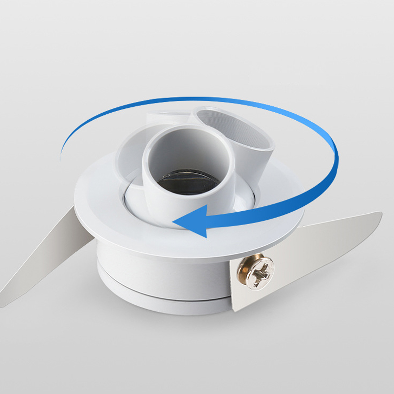 Downlights Mini Spotlight Light with 12Volt 1W CRI>80 Surface Mounted for Display Cabinet Showcase Showroom Crestech168