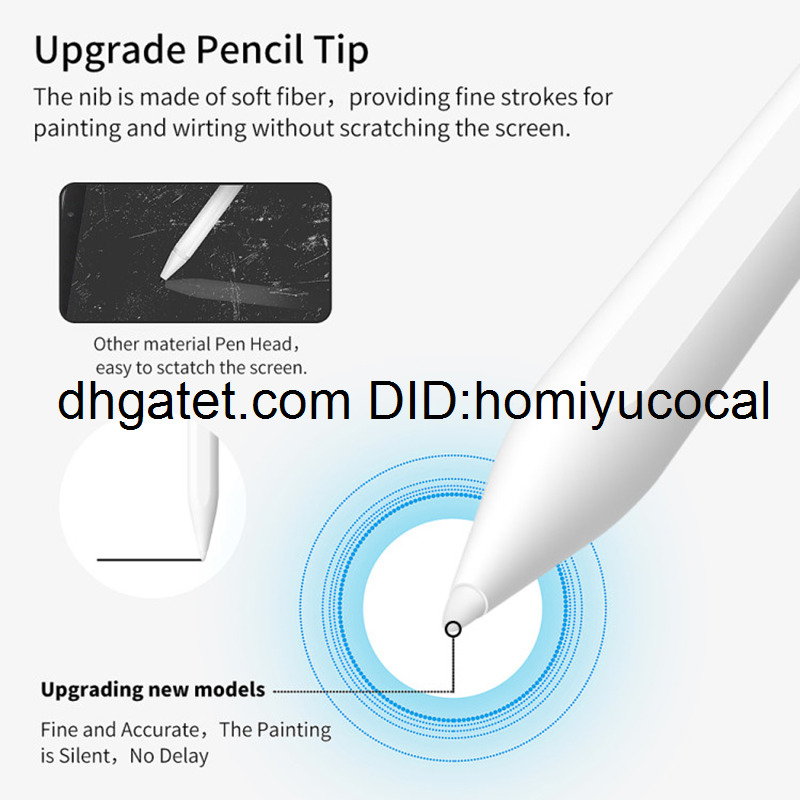 for Apple Pencil 2 for iPad Pencil Stylus Pen for iPad Pro 11 2020 Pencil Pro 12.9 / 9.7 2018 2019 with Palm
for Apple Pencil 2 for iPad Pencil Stylus Pen for iPad Pro 11 2020 Pencil Pro 12.9 / 9.7 2018 2019 with Palm