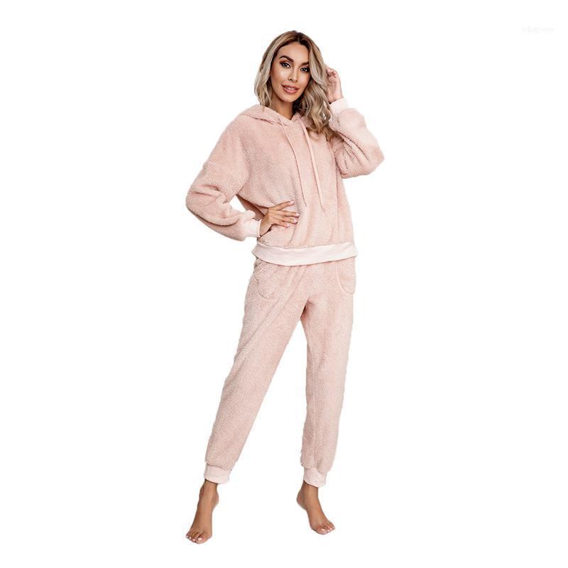 Women's Autumn/winter Home Wear Pure Color Hooded Pullover Top + Loose Pocket Trousers Ladies Fleece Casual Suit1, Gray
Women's Autumn/winter Home Wear Pure Color Hooded Pullover Top + Loose Pocket Trousers Ladies Fleece Casual Suit1, Gray