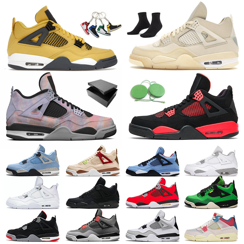 2022 Arrival 4 4S Jumpman Basketball Shoes Mens Womens Zen Master Black Cat IV Red Thunder Military Toro Bravo Cactus Jack Designer Sports Sneakers Trainers Size 36-47, D44 40-47 thunder
2022 Arrival 4 4S Jumpman Basketball Shoes Mens Womens Zen Master Black Cat IV Red Thunder Military Toro Bravo Cactus Jack Designer Sports Sneakers Trainers Size 36-47, D44 40-47 thunder