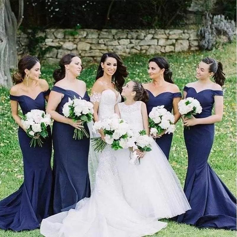 Modern Navy Blue Mermaid Bridesmaid Dresses Satin Strapless Wedding Guest Gowns Maid of Honor Gowns Formall Dress Custom Vestido, White;pink
Modern Navy Blue Mermaid Bridesmaid Dresses Satin Strapless Wedding Guest Gowns Maid of Honor Gowns Formall Dress Custom Vestido, White;pink