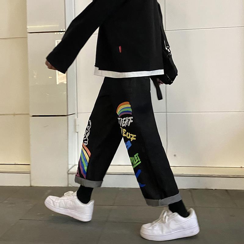 2021individuality ripped jeans for women 2021 fashion wide leg pants blue high waist jeans woman streetwear
2021individuality ripped jeans for women 2021 fashion wide leg pants blue high waist jeans woman streetwear