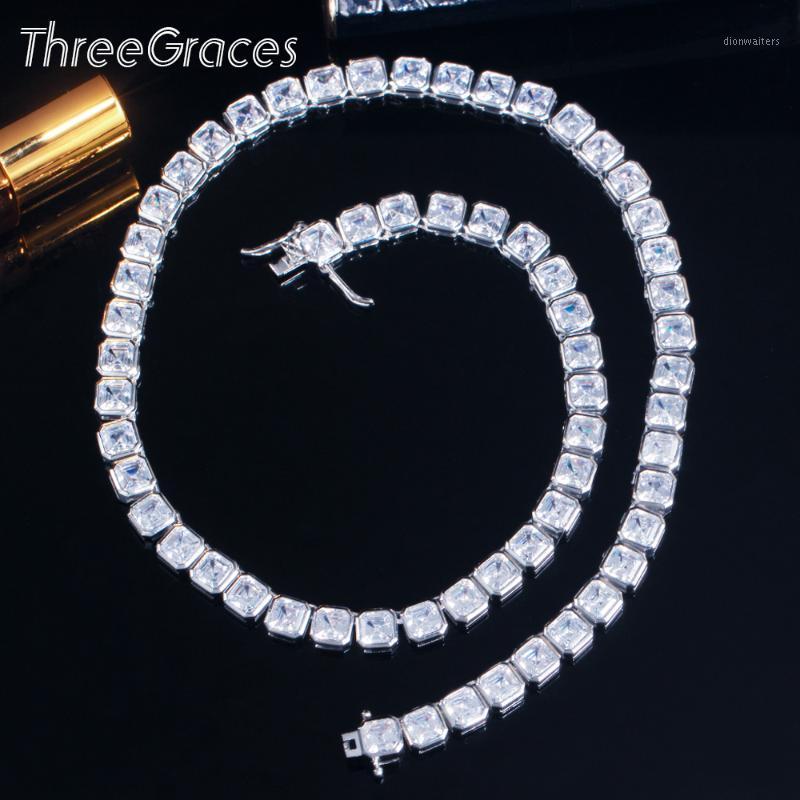 ThreeGraces Gorgeous Cubic Zirconia Silver Color Geometric Square CZ Wedding Engagement Choker Necklace For Women Jewelry PN112 Chains
ThreeGraces Gorgeous Cubic Zirconia Silver Color Geometric Square CZ Wedding Engagement Choker Necklace For Women Jewelry PN112 Chains