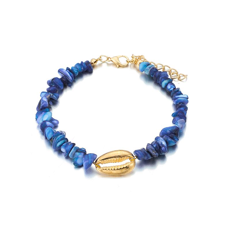 Anklets Tocona Shell For Women Charms Blue Broken Stones Geometry Adjustable Foot Chains Bohemian Jewelry 1pcs/sets 8611, Red;blue
Anklets Tocona Shell For Women Charms Blue Broken Stones Geometry Adjustable Foot Chains Bohemian Jewelry 1pcs/sets 8611, Red;blue