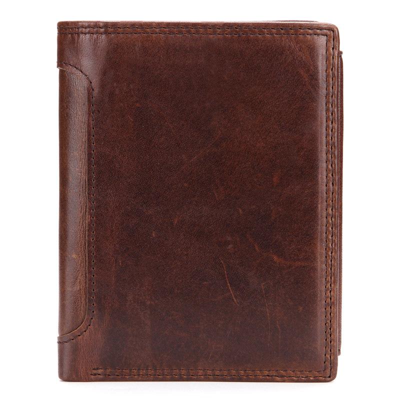 Classic Men's Casual Wallet Made from 100% Real Cow Leather  Perfect Size for Daily Use