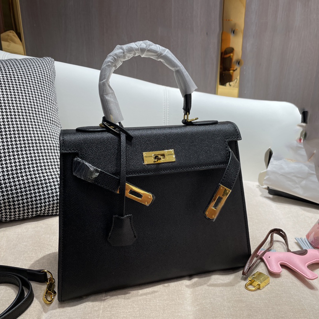Luxury Designer France Brand Classic Kellyy Totes Bags High Quatity Genuine Leather Women Handbag Fashion Bestselling Horse Handbags Designers Shoulder Bag, Black
Luxury Designer France Brand Classic Kellyy Totes Bags High Quatity Genuine Leather Women Handbag Fashion Bestselling Horse Handbags Designers Shoulder Bag, Black