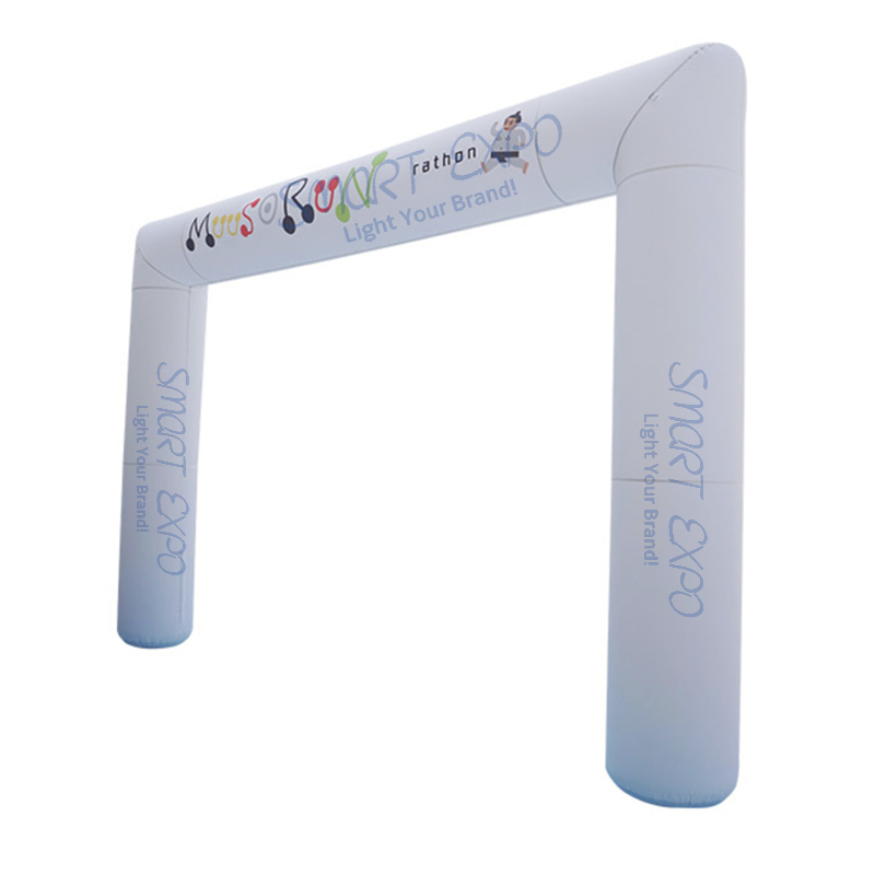Outdoor Advertising Inflatable Arch 0.7xW4.5xH3m with Full Color Printing and Blower
