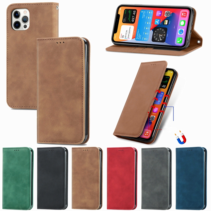 Skin Feel Magnetic Wallet Leather Cases For Iphone 12 Mini 11 Pro Max X XS XR SE2 7 Plus 8 6 6S Flip Retro Stand Card Slot Phone Cover Luxury
Skin Feel Magnetic Wallet Leather Cases For Iphone 12 Mini 11 Pro Max X XS XR SE2 7 Plus 8 6 6S Flip Retro Stand Card Slot Phone Cover Luxury