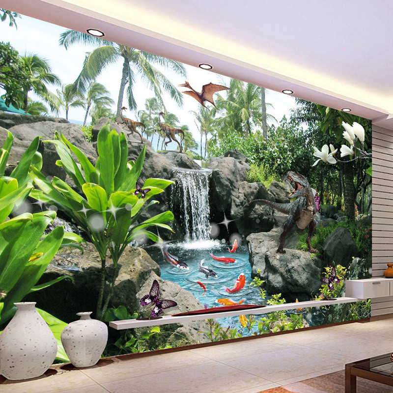 Custom 3D Park Landscape Dinosaur Background Wall Decor Painting Living Room Wallpapers Mural, Blue
Custom 3D Park Landscape Dinosaur Background Wall Decor Painting Living Room Wallpapers Mural, Blue