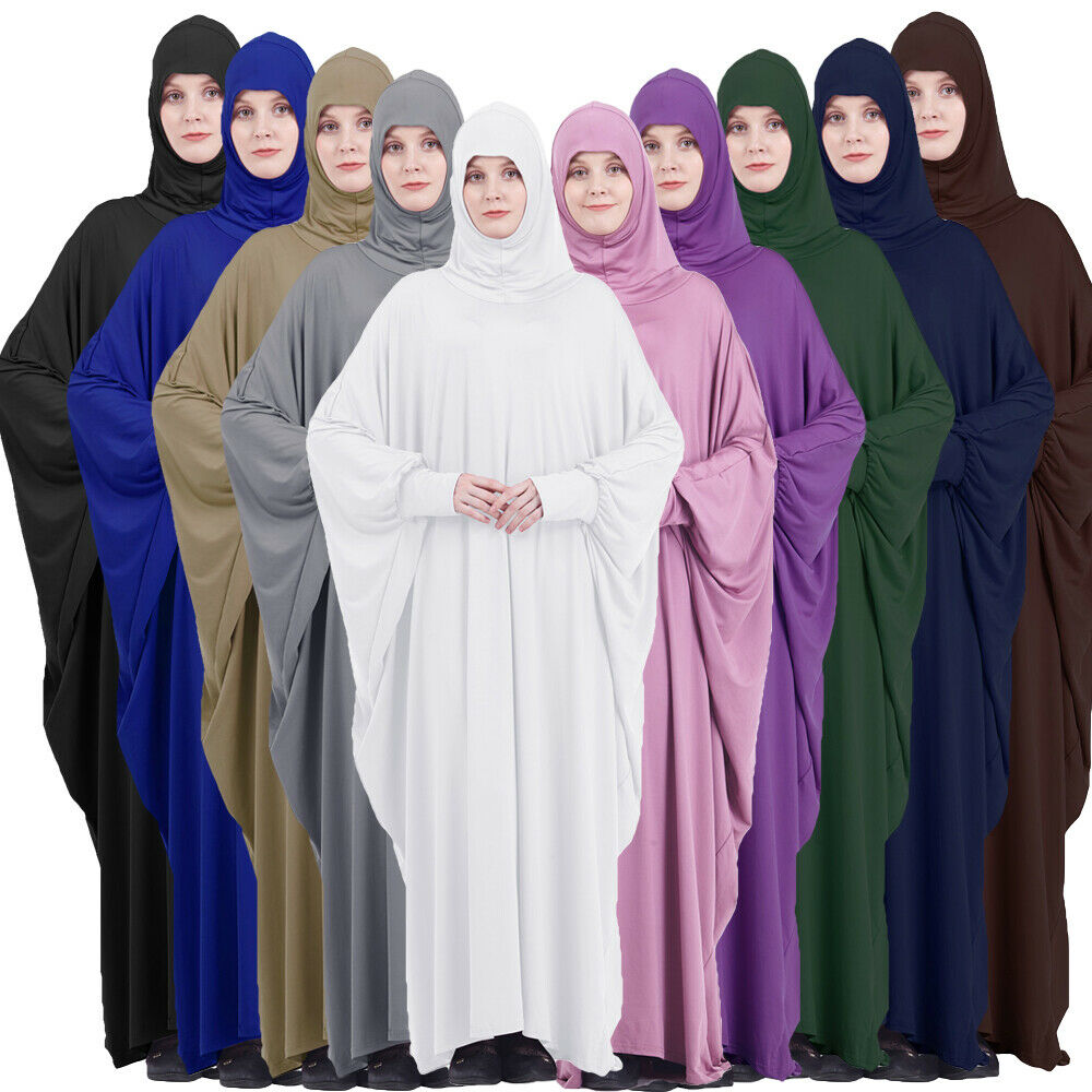 Eid Muslim Women Abaya Dress Full Cover Prayer Garment Hijab Long Khimar Kaftan Robe Overhead Arab Middle East Maxi Gown Islamic
Eid Muslim Women Abaya Dress Full Cover Prayer Garment Hijab Long Khimar Kaftan Robe Overhead Arab Middle East Maxi Gown Islamic