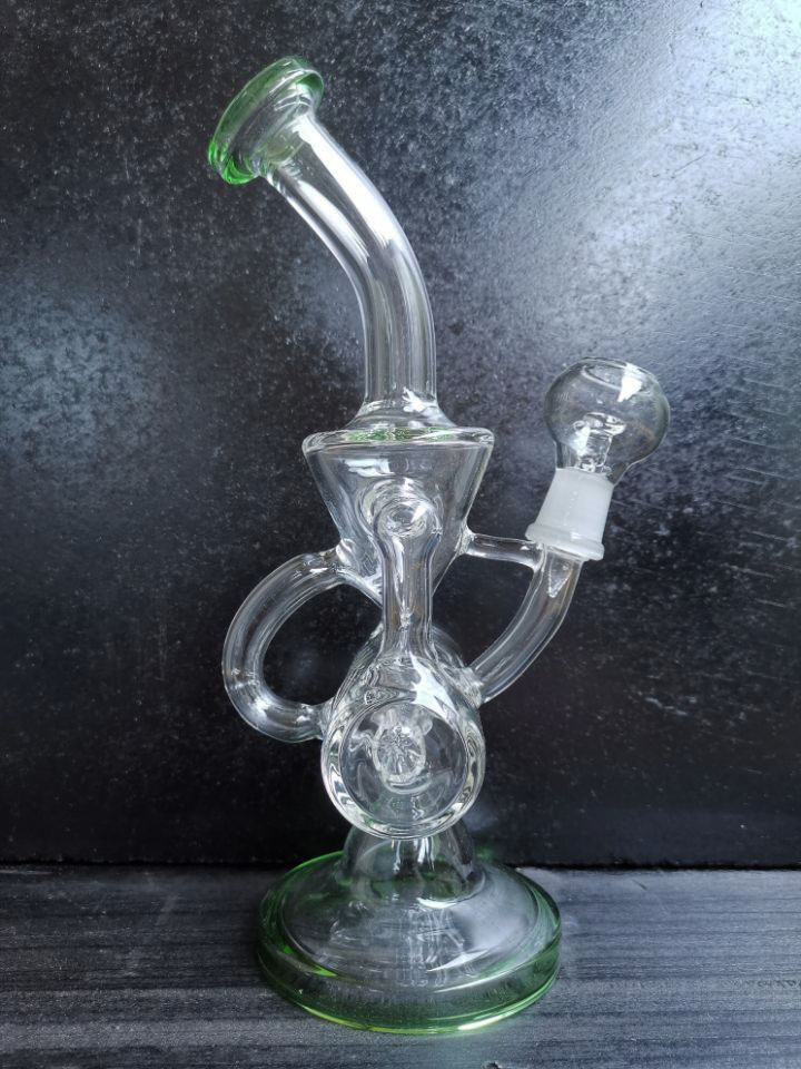 Glass oil rig recycler bong glass smoking water pipe oil burner joint size 14.4mm motshop selling
Glass oil rig recycler bong glass smoking water pipe oil burner joint size 14.4mm motshop selling