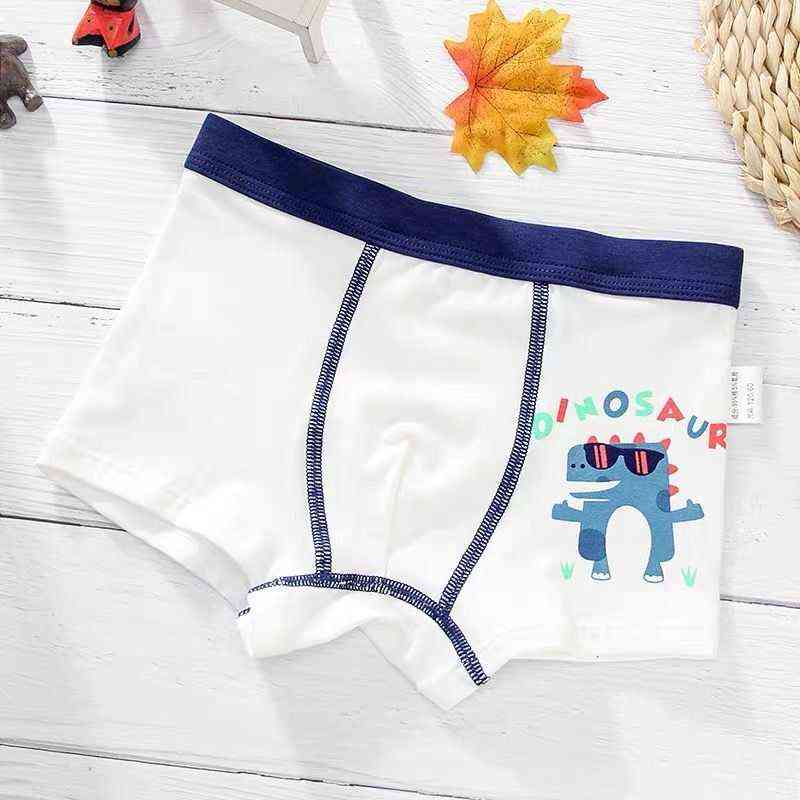 4Pcs/Lot Cotton Kids Boys Underwear Boxer Baby Children Panties Briefs Teenager Underpants 2-12Y 211122
