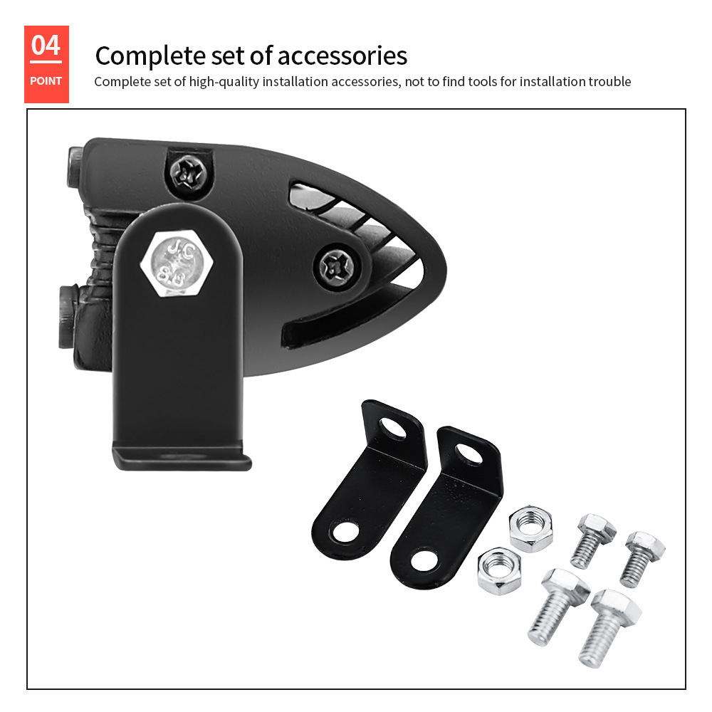 1pc Car LED Lights Work Bar Working Lamp Driving Fog Offroad SUV 4WD high quality 6LED Auto Boat Truck Emergency Light accessories