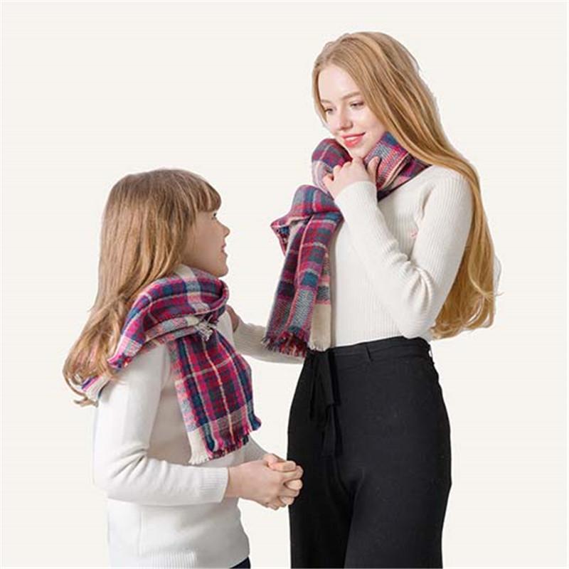 Scarves 2021 Parent-child Scarf Cashmere Large Lattice Color Bib Big Shawl Keep Warm Bandana Foulard Femme Hijab Women
Scarves 2021 Parent-child Scarf Cashmere Large Lattice Color Bib Big Shawl Keep Warm Bandana Foulard Femme Hijab Women