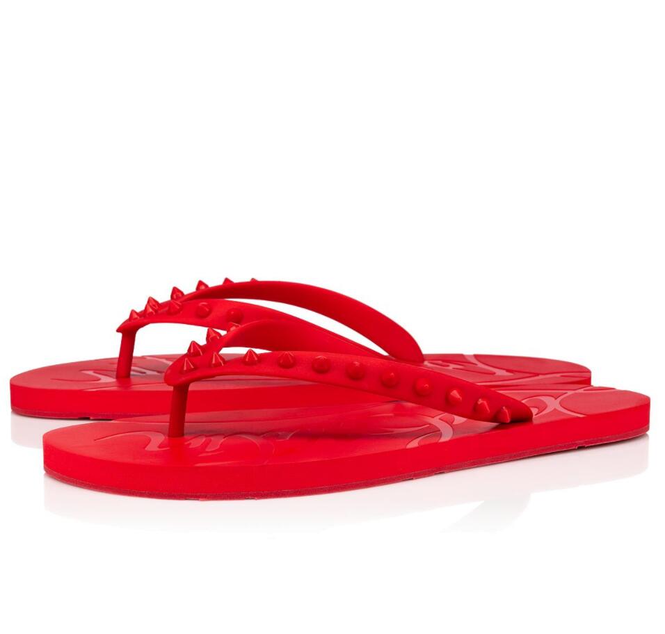 Summer Men's Loubi Flip Sandals Shoes Luxury Red Bottom Flip-Flops Flat Boy Slides Men Walking Outdoor Beach Sandalias Footwear EU38-47
Summer Men's Loubi Flip Sandals Shoes Luxury Red Bottom Flip-Flops Flat Boy Slides Men Walking Outdoor Beach Sandalias Footwear EU38-47
