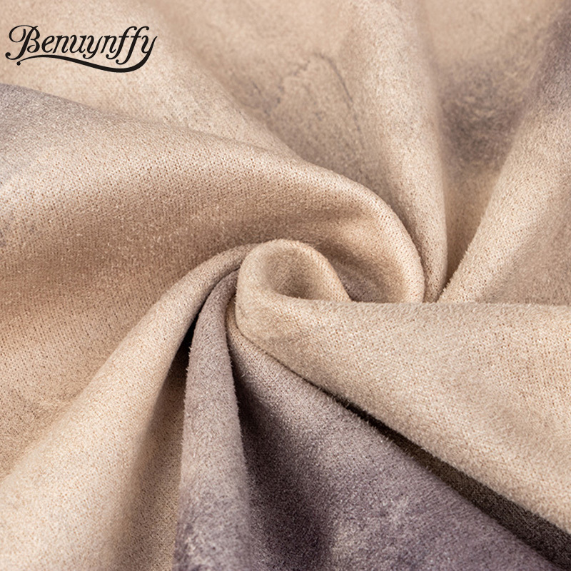 Autumn Fashion Tie Dye Suede Jacket Street style Women Long Sleeve Cardigan Coat Loose Casual Ladies Outerwear 210510