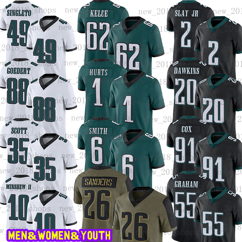 6 DeVonta Smith 1 Jalen Hurts Footabll Jersey Miles Sanders Darius Slay Brian Dawkins Brandon Graham Jason Kelce Goedert Fletcher Cox Boston Scott Josh Sweat, Custom men jersey(laoying) 
6 DeVonta Smith 1 Jalen Hurts Footabll Jersey Miles Sanders Darius Slay Brian Dawkins Brandon Graham Jason Kelce Goedert Fletcher Cox Boston Scott Josh Sweat, Custom men jersey(laoying)