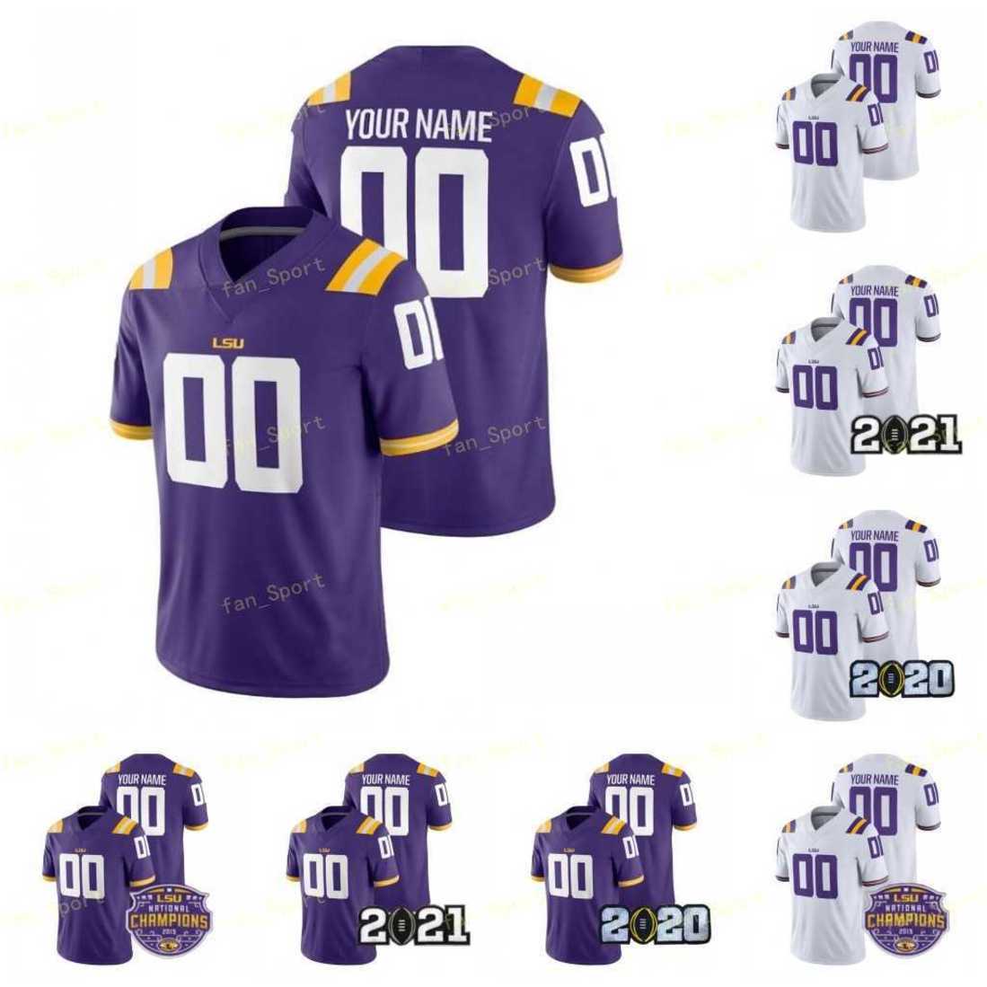 LSU Football Jersey Derek Stingley Jr. 2020 Champions Playoff College Joe Burrow Burreaux Nickname Beckham Delpit Mathieu White Purple Home Away, As
LSU Football Jersey Derek Stingley Jr. 2020 Champions Playoff College Joe Burrow Burreaux Nickname Beckham Delpit Mathieu White Purple Home Away, As