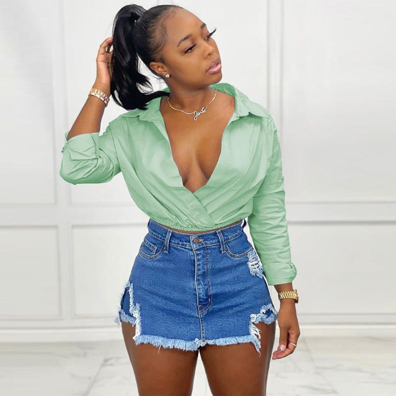 Women's Blouses & Shirts Autumn Fashion Ruched Solid Basic Shirt For Women Casual Turn Down Collar Full Sleeve Blouse Streetwear Slim Fit Cr, White
Women's Blouses & Shirts Autumn Fashion Ruched Solid Basic Shirt For Women Casual Turn Down Collar Full Sleeve Blouse Streetwear Slim Fit Cr, White