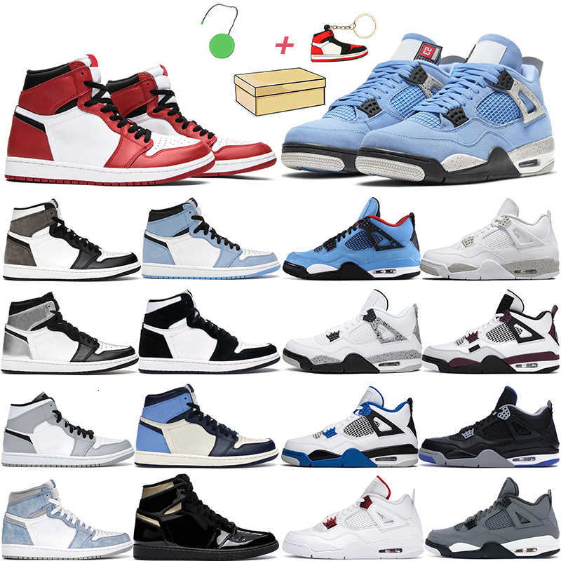 2021 4s Basketball shoes men women jumpman 1s high OG Hyper Royal White Oreo University Blue Black cat Turbo Green Paris mens sneakers, #18
2021 4s Basketball shoes men women jumpman 1s high OG Hyper Royal White Oreo University Blue Black cat Turbo Green Paris mens sneakers, #18