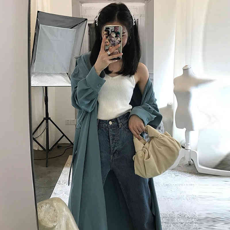 Autumn Winter Women Dress Solid Elegant Long Shirt Female Sleeve Bandage Casual Outwear Split Vestidos 210515