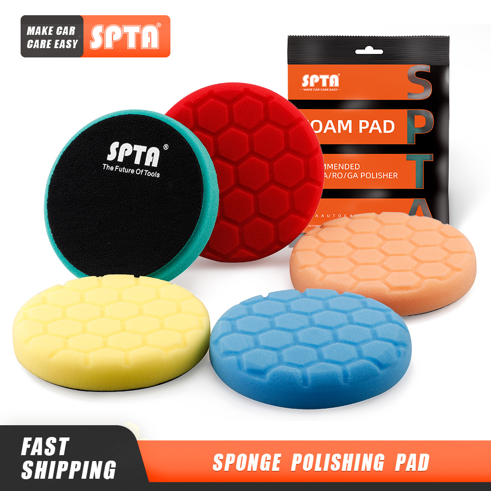 SPTA 3"(80mm)/5"(125mm)/6"(150mm) Car Buffing Polishing Pads For DA Car Polisher
SPTA 3"(80mm)/5"(125mm)/6"(150mm) Car Buffing Polishing Pads For DA Car Polisher