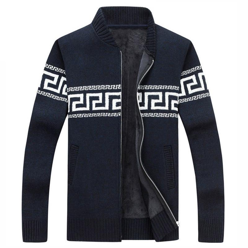 Men's Sweaters Winter Brand Fashion Turtleneck Sweater Zipper Cardigans Long Sleeve Velvet Thickening Warm Gray Men Coats, White;black
Men's Sweaters Winter Brand Fashion Turtleneck Sweater Zipper Cardigans Long Sleeve Velvet Thickening Warm Gray Men Coats, White;black