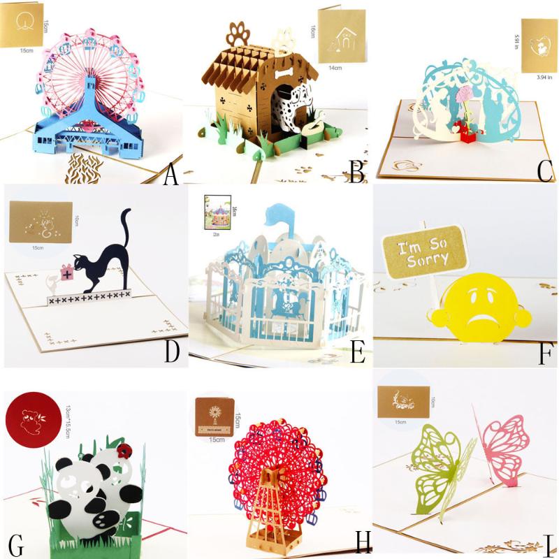 Greeting Cards 3D -Up Happy Birthday Card Anniversary Postcard Wedding Invitations For Valentines Day Lover Gifts
Greeting Cards 3D -Up Happy Birthday Card Anniversary Postcard Wedding Invitations For Valentines Day Lover Gifts