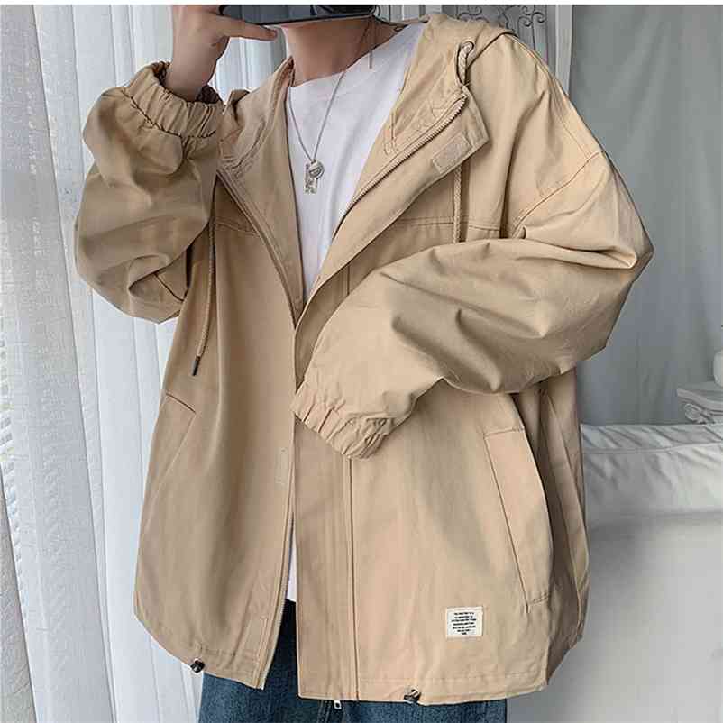 Autumn Boyfriend Style Korean Hooded Jackets Male Loose Baseball Large Size Jacket Men Collage Streetwear Coat S-5XL 210519, Black(asiansize)
Autumn Boyfriend Style Korean Hooded Jackets Male Loose Baseball Large Size Jacket Men Collage Streetwear Coat S-5XL 210519, Black(asiansize)