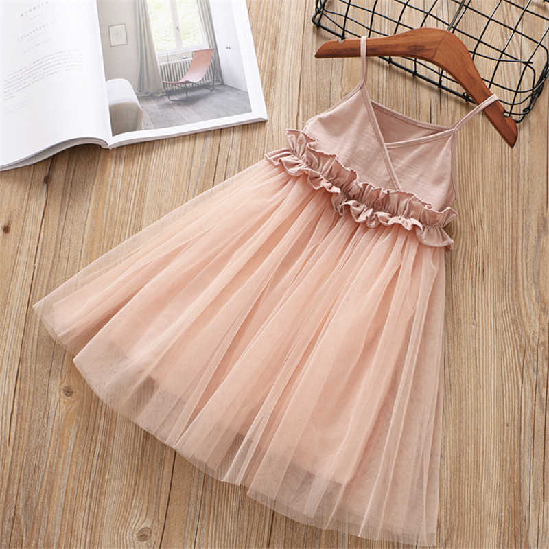 1-6 years summer girl dress fashion kid children clothing solid mesh sleeveless ball gown princess 210615, Pink
1-6 years summer girl dress fashion kid children clothing solid mesh sleeveless ball gown princess 210615, Pink