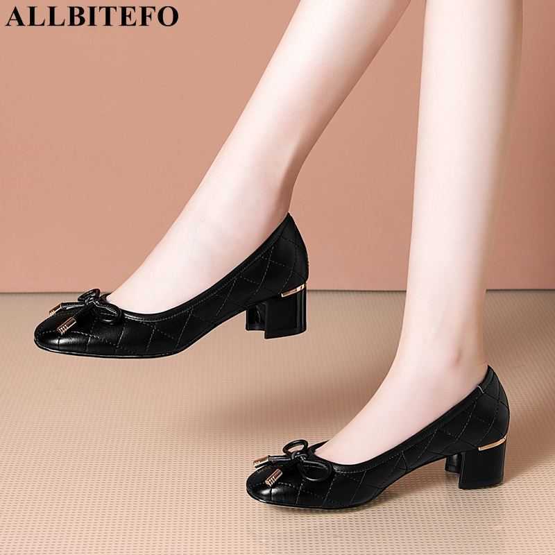ALLBITEFO full genuine leather bowtie brand high heels office ladies shoes women high heel shoes women shoes size:33-42 210611, As picture
ALLBITEFO full genuine leather bowtie brand high heels office ladies shoes women high heel shoes women shoes size:33-42 210611, As picture