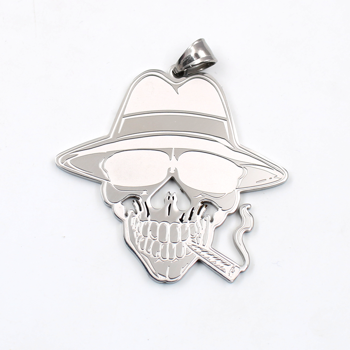 Punk Skull/Cigar Charm Juggalo Pendant For Men Boys HIp-Hop Stainless Steel ICP Necklace Ball chain 30'' 
Punk Skull/Cigar Charm Juggalo Pendant For Men Boys HIp-Hop Stainless Steel ICP Necklace Ball chain 30''